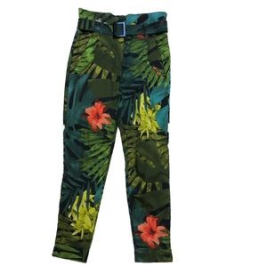 Tropical Floral Pants